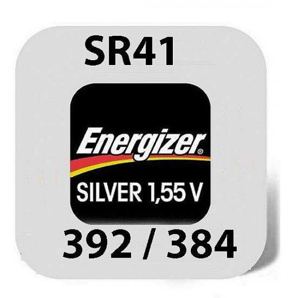 Energizer Uhrenbatterie 392 AgO 1,55V - SR41W 10-er Pack